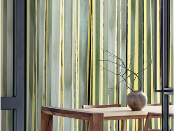 STRIPES - Tropical wallpaper, eco-friendly, PVC free and washable by WallPepper®/Group - view 2