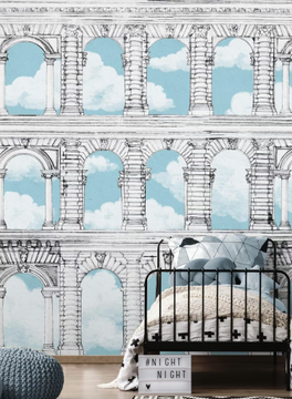 TRA LE NUVOLE - For all ages wallpaper, PVC free, eco, washable by WallPepper®/Group - view 3