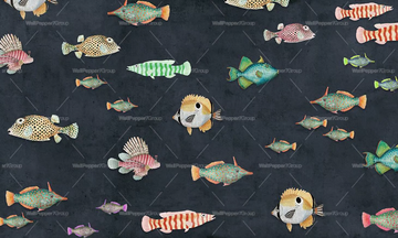 AQUATICUS - Tropical wallpaper, eco-friendly, PVC free and washable by WallPepper®/Group - view 3