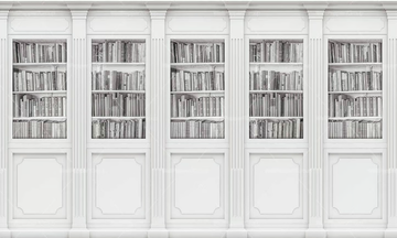 BOOKCASE - Classic wallpaper, eco-friendly, PVC free and washable by WallPepper®/Group - view 3