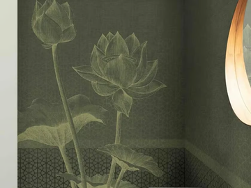 ELISE - Oriental wallpaper, eco-friendly, PVC free and washable by WallPepper®/Group - view 2