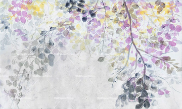 HANAMI - PVC free, eco-friendly, washable natural wallpaper by WallPepper®/Group - view 3