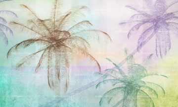 NASSAU - PVC free, eco-friendly, washable tropical wallpaper by WallPepper®/Group - view 3