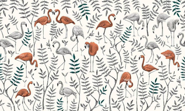 OASI ROSA - Tropical wallpaper, PVC free, eco, washable by WallPepper®/Group - view 3