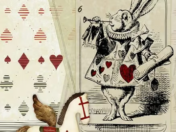 THE WHITE RABBIT HOLE - For all ages wallpaper, PVC free, eco, washable by WallPepper®/Group - view 2