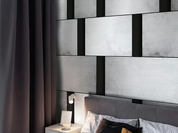 UNION - Modern wallpaper, eco-friendly, PVC free and washable by WallPepper®/Group - view 2