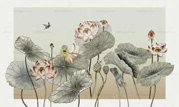 YOKOHAMA - Oriental wallpaper, PVC free, eco-friendly, washable by WallPepper®/Group - view 3