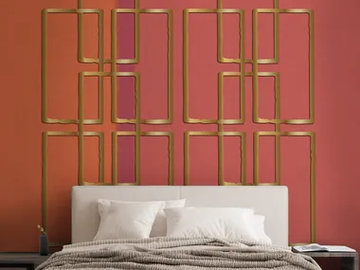 BIG CHAIN - Geometric wallpaper, PVC free, eco-frindly, washable by WallPepper®/Group - view 2