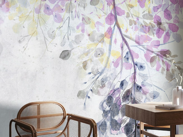 HANAMI - PVC free, eco-friendly, washable natural wallpaper by WallPepper®/Group - view 2