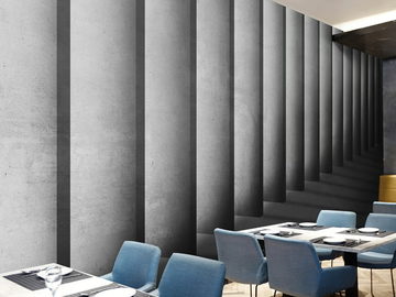INFINITY PILLARS - PVC free, eco-friendly, washable perspective wallpaper by WallPepper®/Group - view 2