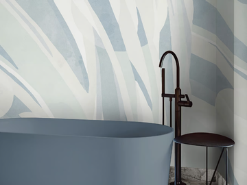 JANGAL - Geometric PVC free, eco-friendly, washable wallpaper by WallPepper®/Group - view 2