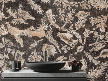 LAURUM - Classic wallpaper, eco-friendly, PVC free and washable by WallPepper®/Group - view 2