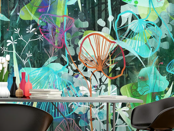 MACROTROPIC - Tropical wallpaper, PVC free, eco, washable by WallPepper®/Group - view 2