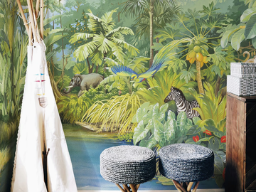 MAGICAL FOREST - PVC free, eco-friendly, washable kids wallpaper by WallPepper®/Group - view 2