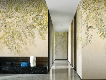 MEDITERRANEAN GOLD - PVC free, eco-friendly, washable natural wallpaper by WallPepper®/Group - view 2
