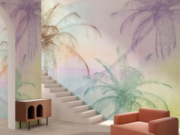 NASSAU - PVC free, eco-friendly, washable tropical wallpaper by WallPepper®/Group - view 2
