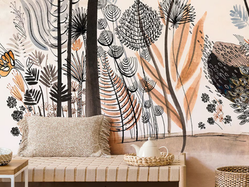 NATURE AND POETRY - Natural wallpaper, PVC free, eco-friendly, washable by WallPepper®/Group - view 2