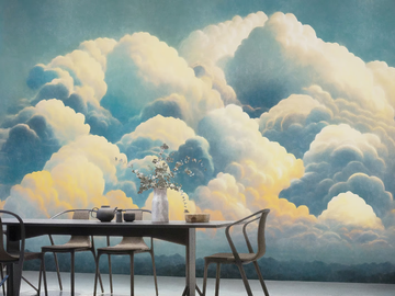 NIMBUS - PVC free, eco-friendly, washable natural wallpaper by WallPepper®/Group - view 2