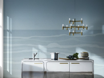 ORIZZONTI - Geometric PVC free, eco-friendly, washable wallpaper by WallPepper®/Group - view 2