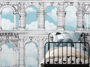 TRA LE NUVOLE - For all ages wallpaper, PVC free, eco, washable by WallPepper®/Group - view 2