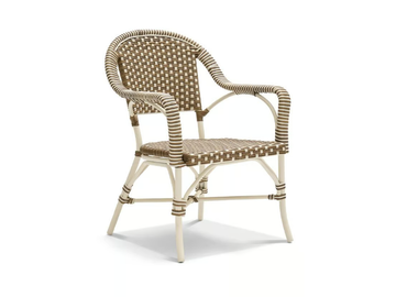 ADELE - Resin garden chair with armrests by Walters - view 2