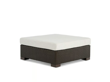 ATLANTIC - Square resin garden footstool by Walters - view 2
