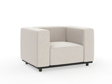CAPE - Fabric garden armchair with armrests by Walters - view 2