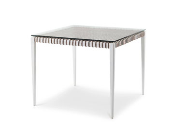 DELTA - Square aluminium dining table by Walters - view 2