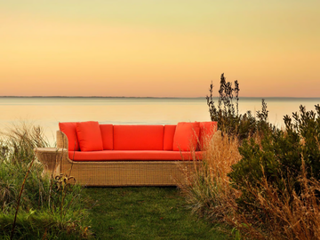 FRENCH BRAID - 3 seater resin garden sofa by Walters - view 3