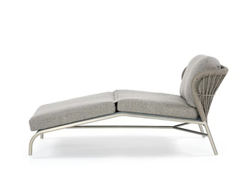 KELLIS - Aluminium chaise longue by Walters - view 3