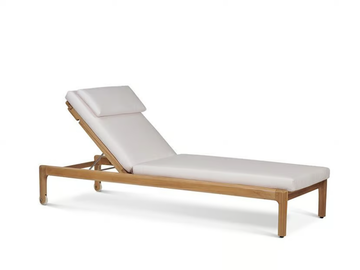 LAUREL - Recliner teak sun lounger by Walters - view 3