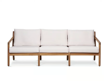 LAUREL - Upholstered 3 seater teak garden sofa by Walters - view 3