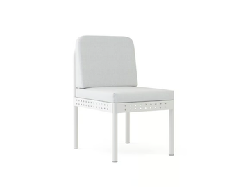LIFESAVER - Upholstered powder coated aluminium garden chair by Walters - view 2