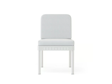 LIFESAVER - Upholstered powder coated aluminium garden chair by Walters - view 3