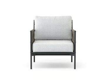 LONGSHORE - Aluminium easy chair with armrests by Walters - view 3