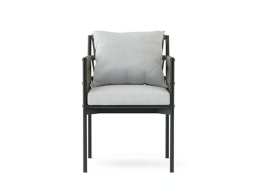LONGSHORE - Aluminium garden chair with armrests by Walters - view 3