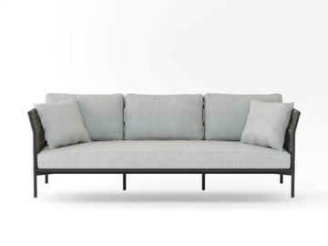 LONGSHORE - 3 seater aluminium garden sofa by Walters - view 3