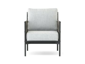 LONGSHORE - Aluminium garden chair with armrests by Walters - view 3