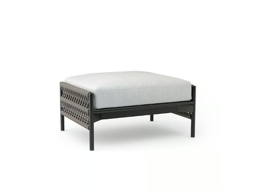LONGSHORE - Rectangular aluminium garden footstool by Walters - view 2