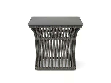 LONGSHORE - Square aluminium coffee table by Walters - view 3