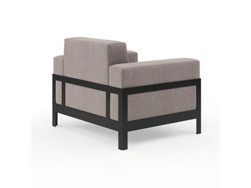 MORE COMFORT - Fabric garden armchair with armrests by Walters - view 3