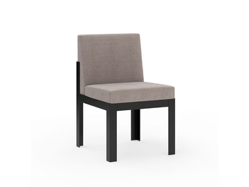 MORE COMFORT - Upholstered steel garden chair by Walters - view 2