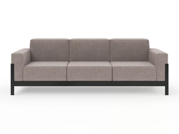 MORE COMFORT - 3 seater fabric garden sofa by Walters - view 3