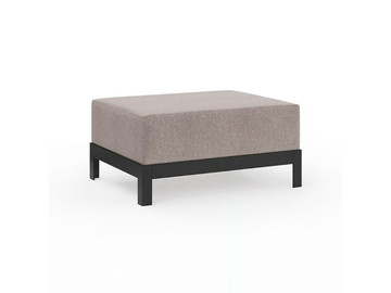 MORE COMFORT - Square fabric garden footstool by Walters - view 2