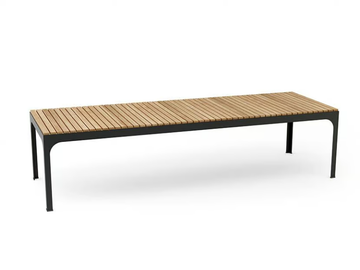 MORE COMFORT - Rectangular steel and wood garden table by Walters - view 2