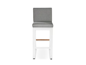 REGATTA - Upholstered aluminium stool with footrest by Walters - view 3