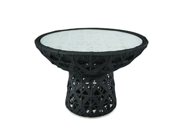 REVERIE - Round resin garden side table by Walters - view 3