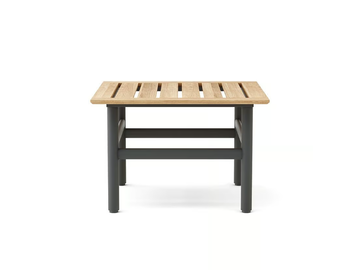 STRINGER - Square aluminium and wood coffee table by Walters - view 3