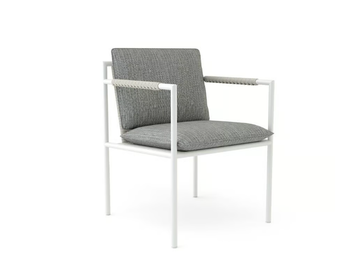 SUMMER - Aluminium garden chair with armrests by Walters - view 2