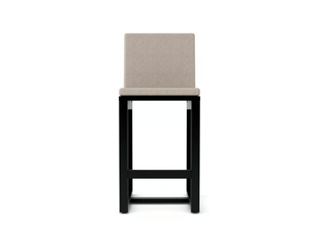 TIDAL - Aluminium barstool with back by Walters - view 3